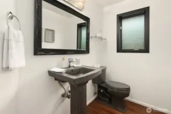 half bath on main floor