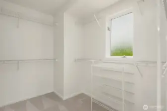 primary bedroom walk in closet