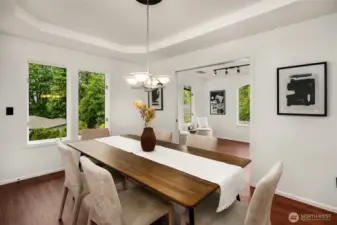 formal dining area