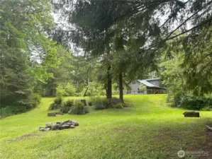 View from pond.