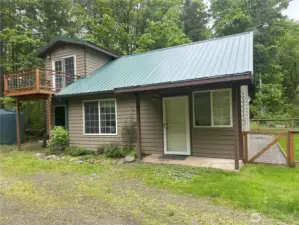 Cover entry and porch off master bedroom.