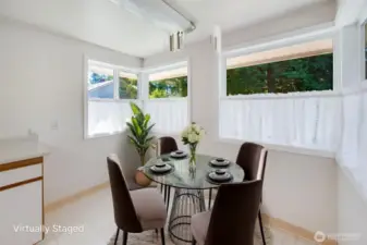 Kitchen Nook  (Virtually Staged)