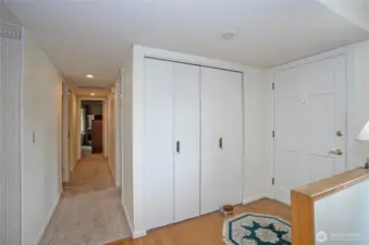 Entry with view down hall.