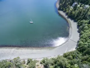 Long's Bay with trail to beach