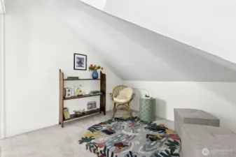 Cozy nooks for reading, creating or just taking time to reflect.