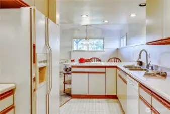 Tons of Cabinetry in the Kitchenette, complete with appliances!
