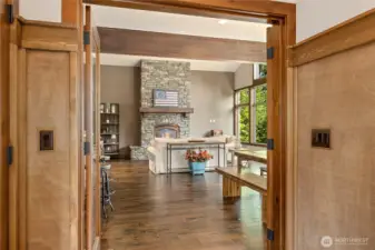 Entryway in home