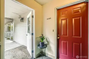 Create your own welcoming touches to your front door entrance.