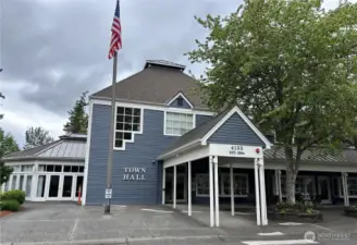 Town hall is a great place to meet up with friends and family.
