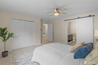 Stay cool and comfortable year-round with the stylish ceiling fan