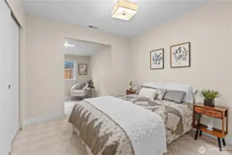 2nd bedroom with bonus area