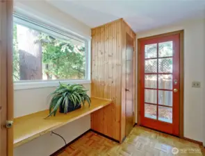 Hall to lower level stairs