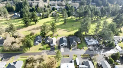 Drone View of Golf Course