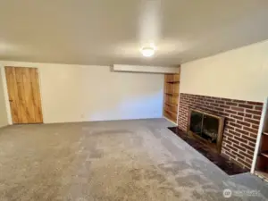 Lower unit living room.