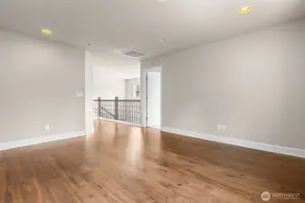 Extremely large bonus room/loft