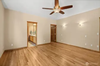 You will enjoy the solid hardwood floors, attached bathroom, walk in closet and fans to circuit the air conditioning.