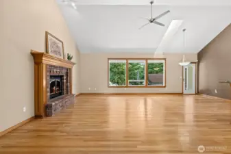 Tons of natural light flows through this area. Very comfortable open area.