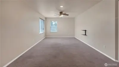 Upstairs loft.  More space to live, work, play