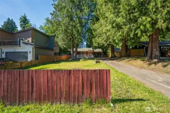 House is set way back from street!