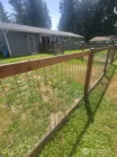 LARGE DOG RUN.