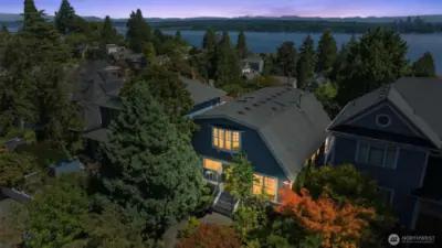 Pristine 1911 Traditional with wide views in Madrona heart.