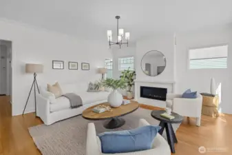 Exceptionally comfortable living room.