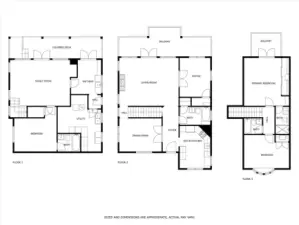 Floor plans.