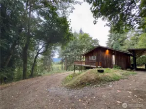 181 Hope Lane: One bedroom with full walkout basement unfinished, views of the Columbia River, 5+ acres with room to build more, 36x40 shop with ADU