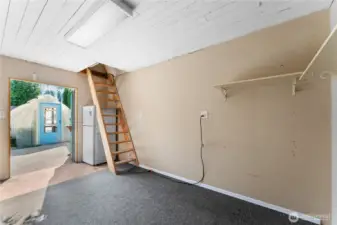 Interior of Shed