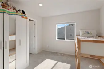 Upstairs flex space / office space that the current owners use as a bedroom