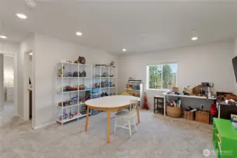 Upstairs family room