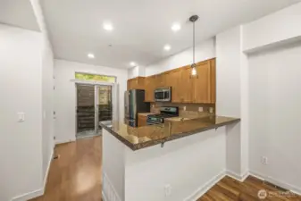 Additional bar seating option