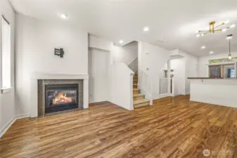Wonderful fireplace for PNW winters