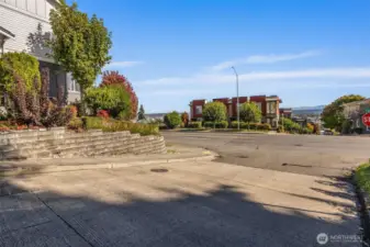 Ample street parking all around the property