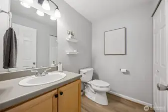 Main floor half bath