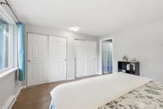 Primary Suite has private access to upper level full bath