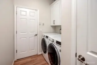 Remodeled laundry. Washer & Dryer to stay.