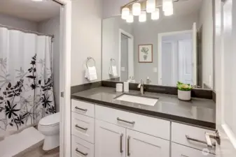 Secondary Upstairs bathroom- remodeled.