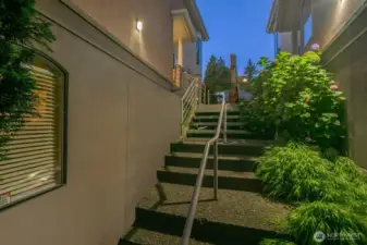 Each unit has a small garden space that can be changed to suit your goals + there is a gardener who maintains the space - you get to garden or have it done for you!