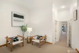 view from primary down the hall.