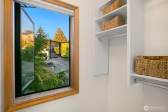 The 2nd bedroom closet