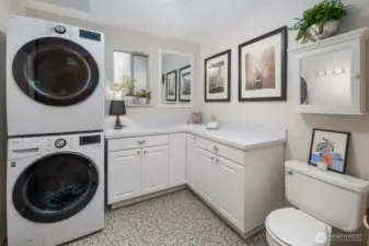 Downstairs Laundry and Half Bath