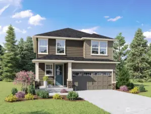 Welcome to D. R. Horton Wolf Point.  The Hemlock one of two basement plans. .Photo's are for representational purposes only. Colors and finishes may differ.