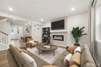 Great room. Photo's are for representational purposes only. Colors and finishes may differ.