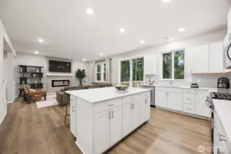 Tons of cabinet space. Photo's are for representational purposes only. Colors and finishes may differ.