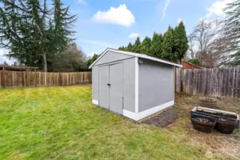 Huge storage shed