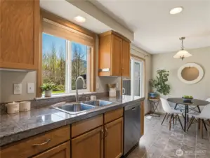 Light and Bright kitchen and dining