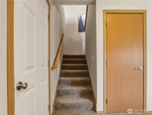 Under staircase storage