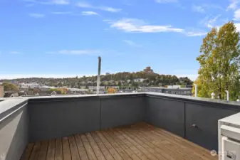 Rooftop deck