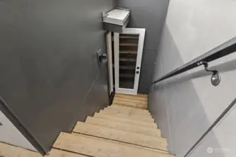 Stairs to private rooftop deck